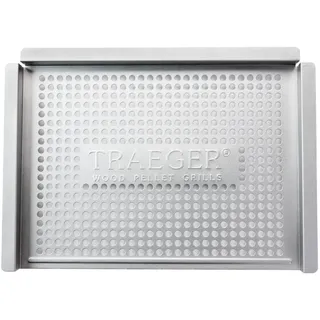 Traeger Grillkorb 40 x 29 x 3 cm Edelstahl silber