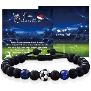 Fussball Geschenke Jungen, Fussball Armband Jungen Geschenke für Jungs, Füllung Adventskalender Fußball, Kleine Weihnachtsgeschenke Nikolaus Geschenk für Sohn, Enkel, Neffe, Bruder