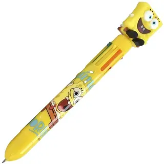Blue Sky Research BlueSky Mehrfarben-Kugelschreiber SpongeBob - Stift gelb, Schreibfarbe: farbsortiert, 1 St.
