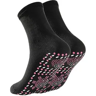 Beheizbare Socken, Fußwärmersocken, Thermosocken, Turmalinsocken, Magnetsocken, Wintersocken, Winterthermostatsocken, beheizte Socken, warme Füße, Fußheizung, Winterheizsocken für Damen und Herren, 2 Paar