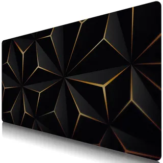 TUOLISG XXL Mauspad 900 x 400 mm Gaming Mousepad -Rhombus | Computer-Mauspad, Anti-Rutsch-Gummiboden, Angenehme Oberfläche, Geeignet für Büro, Reisen
