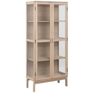 Daheim Vitrine Linley Holz Braun Eiche