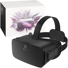 DESTEK VR Brille Handy, Augenschutz HD Anti-Blaulicht mit der Touch-Button, Virtual Reality Brille für iPhone Samsung Android 4,7-6,8 Zoll