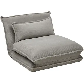 Carryhome Schlafsessel , Grau , Textil , 83x76.5x59 cm , Bsci , Relaxfunktion, Liegefunktion , Wohnzimmer, Sofas & Couches, Schlafsofas, Schlafsessel