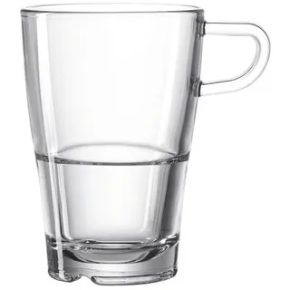 Leonardo Latte-Macchiato-Set , Transparent , Glas , 6-teilig , 11.30x12.00x8.30 cm , Gläser, Teegläser & Kaffeegläser