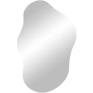 Wandspiegel , Klar , Glas , organisch , 40x60x0.5 cm , Reach , Garderobe, Garderobenspiegel