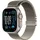Watch Ultra 2 GPS + Cellular 49 mm Titangehäuse natur, Milanaise Armband natur L