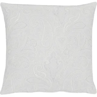 Dekokissen APELT "3313 INDIAN SUMMER" Gr. 1, grau (grau, ornamente unifarben), B:40cm L:40cm, Kunstfaser, Polyester, Dekokissen_Sitzkissen_Kissenhüllen, Dekokissen, Kissenhülle ohne Füllung, 1 Stück