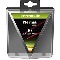 Norma 214607-302 H7 Halogen Scheinwerferlampe Twin Box Extreme Life 12 V 55 W PX26d