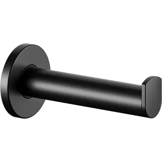 KEUCO PLAN Toilettenpapier-Ersatzrollenhalter, verdeckte Befestigung, 1 Rolle, 14963370000, Farbe: Schwarz Matt