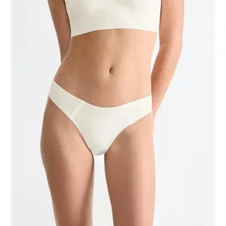Tanga SLOGGI "ZERO Feel 2.0", Damen, Gr. XXL, silk weiß, Single Jersey;Interlock, Obermaterial: 76% Polyamid, 24% Elasthan, körpernah, Unterhosen Tanga, nahtlos, superweiches Interlock-Jersey Material, ultraleicht