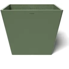 POTS&MORE Pflanztopf Prismo 40 (40,8 cm, quadratische Form, Farbe Olivgrün, Höhe 33,2 cm, Übertopf Kunststoff, für Zimmerpflanzen) VP024004