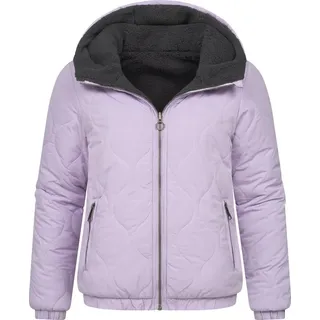 Ragwear Wendejacke Qaria ultraleichte 2-in-1 Damen Winterjacke mit Kapuze lila XXL (44)