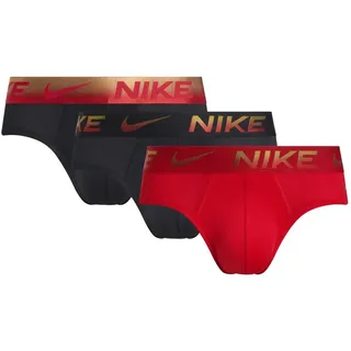 Nike 3er Pack NIKE Slips Herren 622 - uni red/ blk/blk mtllic gradient wb XL