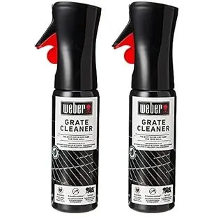 Weber Grillrost-Reiniger 300ml, feines Nebelspray, löst Fett- und Speisereste, biologisch abbaubar, Keine gefährlichen Inhaltsstoffe, für alle Grillmodelle geeignet (17875) (Packung mit 2)