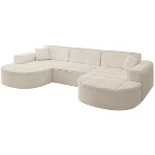 altdecor Eckcouch 3-Sitzer Beige