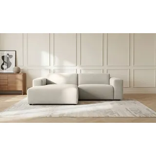 OTTO home »Koa, 228 cm, L-Form, Modulsofa in Cord, Chenille, Struktur, Webstoff« Designsofa, weicher Lounge-Sitzkomfort, Welleunterfederung, bodentief,
