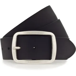 MUSTANG Ledergürtel, Pull-Up-Leder mit Vintagecharakter, 4 cm, schwarz