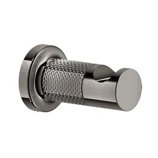 Gessi Inciso Wandhaken D28mm zur Wandmontage, 58521706, Farbe: Metall Schwarz PVD