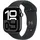 Watch Series 10 GPS 46 mm Aluminiumgehäuse Diamantschwarz Sportarmband schwarz M/L