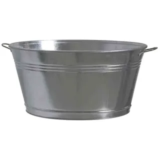 Siena Garden Gartenwanne Ø 51 x 25 cm Silber