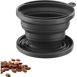 Westmark Kaffeefilter Faltbar aus Silikon 2 Schwarz/Anthrazit