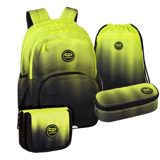 CoolPack Pick 17" 4tlg.Set Rucksack Gradient Lemon