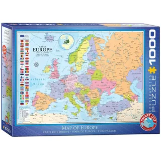 Eurographics Karte von Europa 1000 Teile