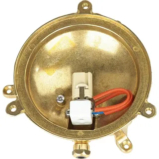 Licht-Erlebnisse Wandlampe Außen Messing IP44 Maritim Bullauge