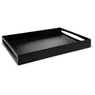 Leopold Vienna 55x40x6cm Mdf Tablett - Black - One Size