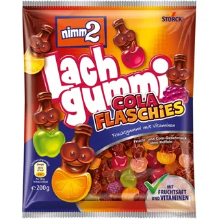 nimm2® Lachgummi Cola Flaschies Fruchtgummi 200,0 g