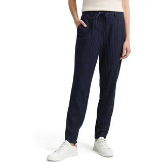 Tom Tailor Damen Loose Fit Hose mit Nadelstreifen 1049380