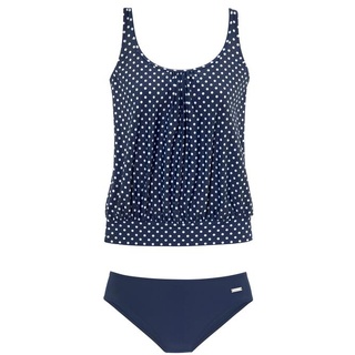 LASCANA Oversize-Tankini Damen marine-weiß Gr.36