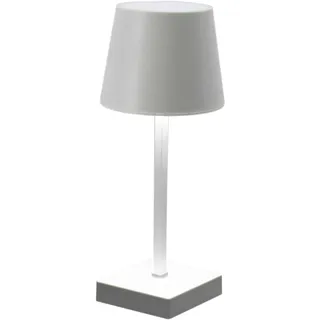 Cepewa Tischleuchte mit Touchfunktion | Nachttischlampe | Helligkeit regulierbar | Farbwechsel | warmweiß (1x Tischleuchte weiß 26cm batteriebetrieben)
