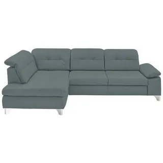 Beldomo Speed ECKSOFA Blaugrau - 309x211 cm