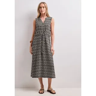 STREET ONE Midikleid Grafisches Muster Beige 34