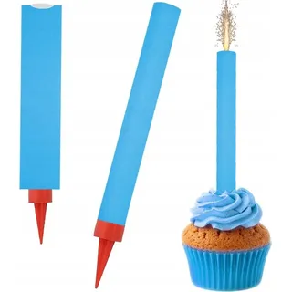 MONOCOLOR Tortenbrunnen Bunte Tortenaufsatz BLAU Blau 18cm