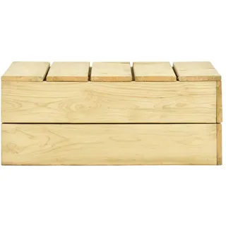 vidaXL Gartentisch 75 x 75 x 31 cm Braun