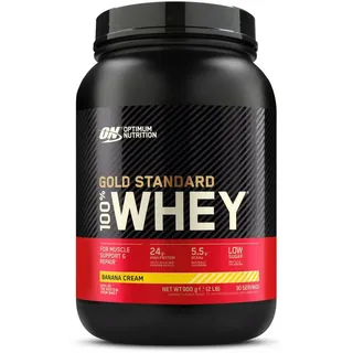 Gold Standard 100% Whey Banana Cream Pulver 908 g