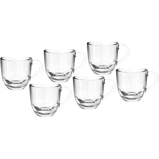 LEONARDO Espressotasse 0,08 l Weiß 6 St.