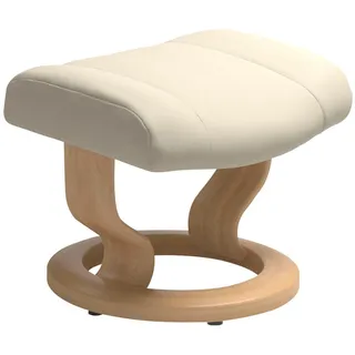 Stressless® Hocker »Garda«, mit Classic Base, Gestell Eichefarben, beige