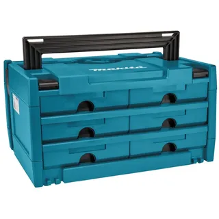 Makita Systainer 3.6 mit 6 Schubladen blau 39,5 x 29,5 x 21,5 cm