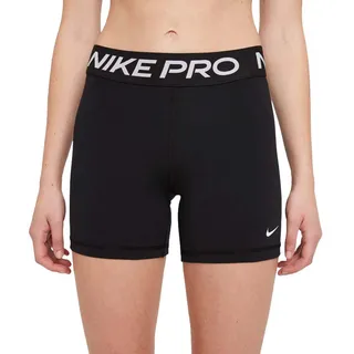 Nike Damen Short Pro 365 5In Short CZ9831-010 S - Black/White - S