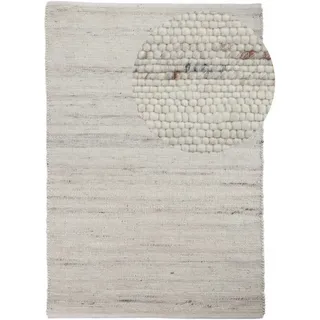 carpetfine Passau Handwebteppich 60 x 90 cm Beige