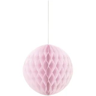 Wabenball aus Seidenpapier - 20 cm - Hellrosa