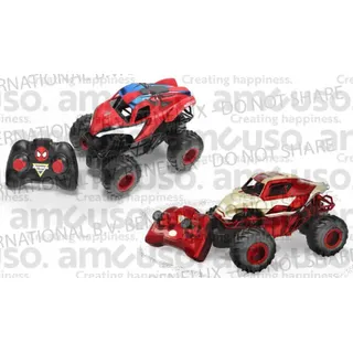 van der Meulen Monster Jam RC Marvel Iron Man und Spider-Man 2er-Pack 1:24