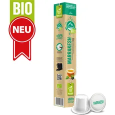 MARRAKESH BIO Tee - 10 Teekapseln | La Natura Lifestyle | biobasiert | 100% industriell kompostierbar | Nespresso®*3 kompatible