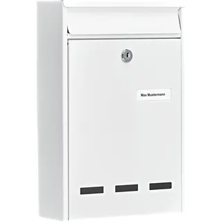 Burg Wächter Pocket 5871 Weiß inkl. Zeitungsfach
