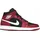 Air Jordan 1 Mid Herren Black/Gym Red/White 45,5