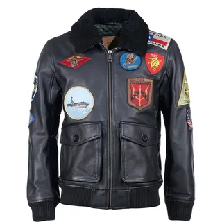 Top Gun Fliegerjacke schwarz 2XL